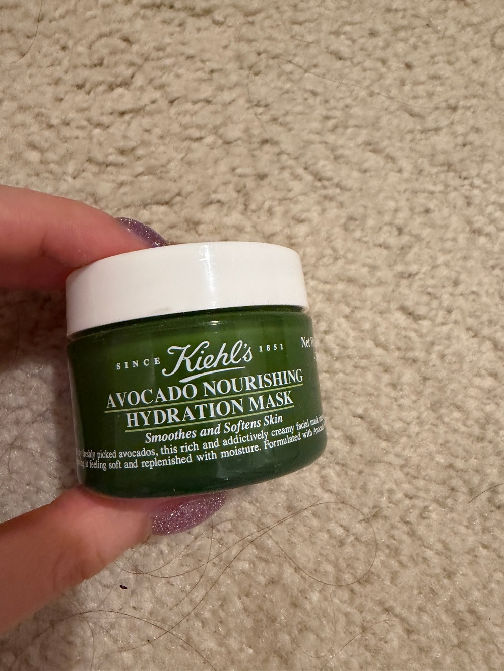 New Kiehl's Avocado Nourishing Hydration Mask 0.88oz 25g